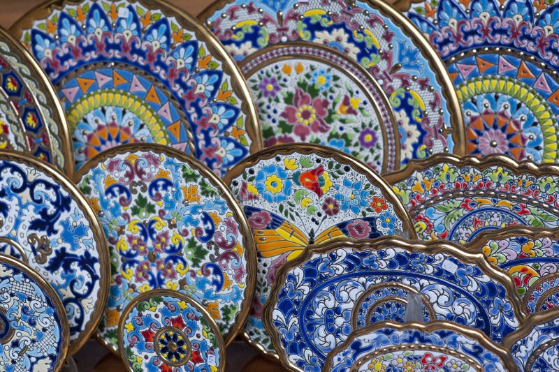 Arabic pottery stock photo. Image of wine, contemporary 18195130