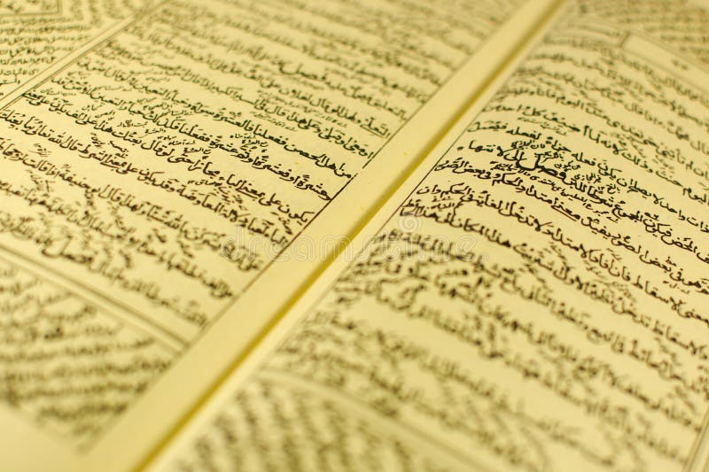 Old Ancient Book With Arabic Text Stock Photo Image of mystery