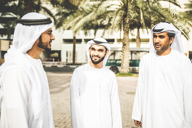 Arabic Business Men Spending Together Stock Photo - Image of eastern ...