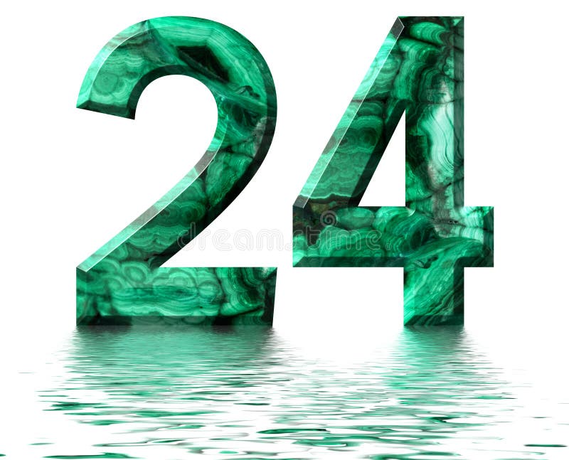 Number 24 Stock Illustration 383476621