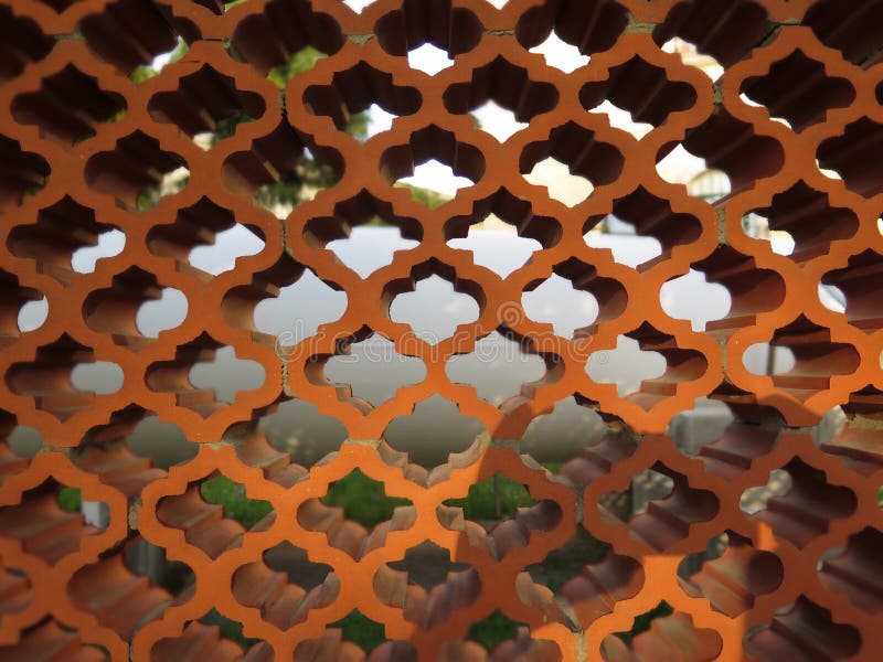 Arabic style garden wall stock image. Image of arabic 66765449