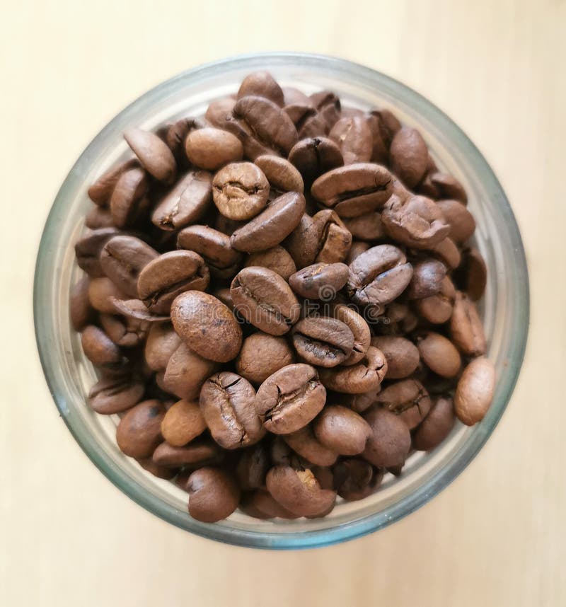 Arabica. Coffee beans. stock photo. Image of closeup 197264082