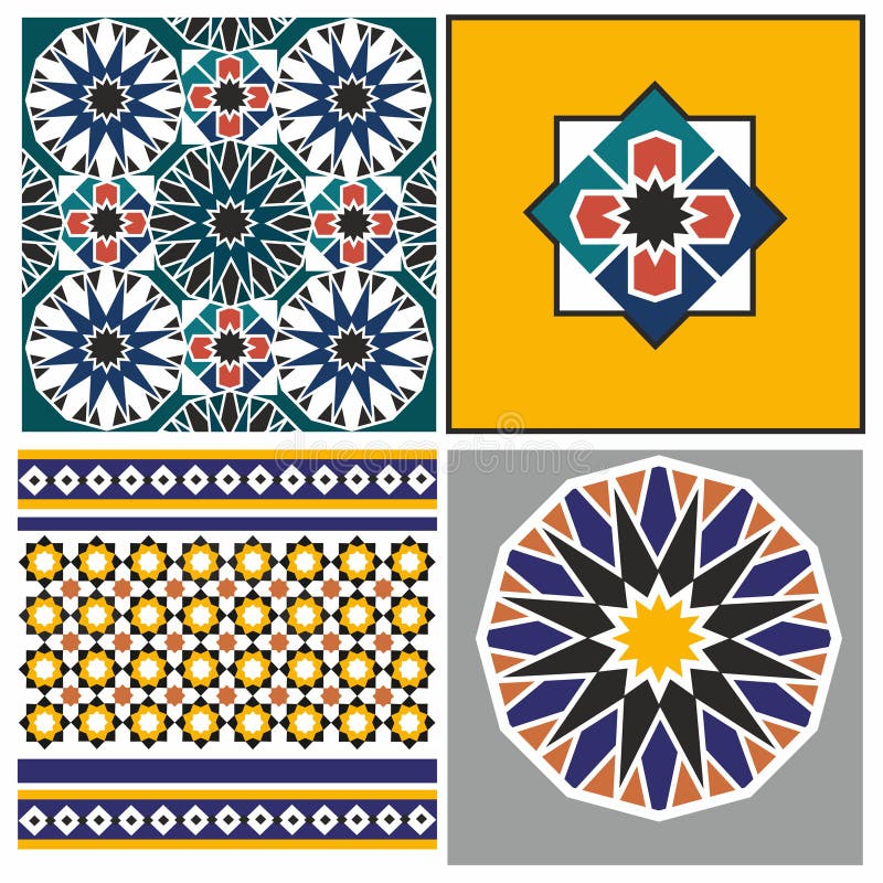Arabisch patroon stock illustratie Arabisch patroon stock illustratie