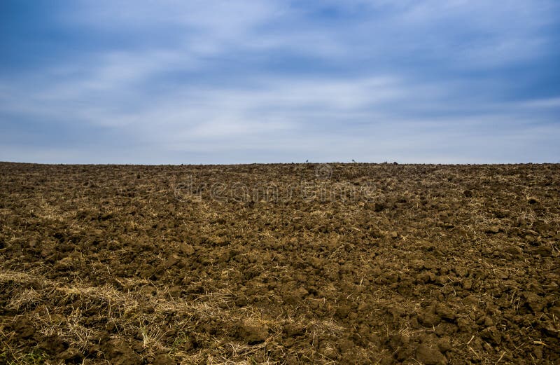 Arable field farm royalty free stock photos