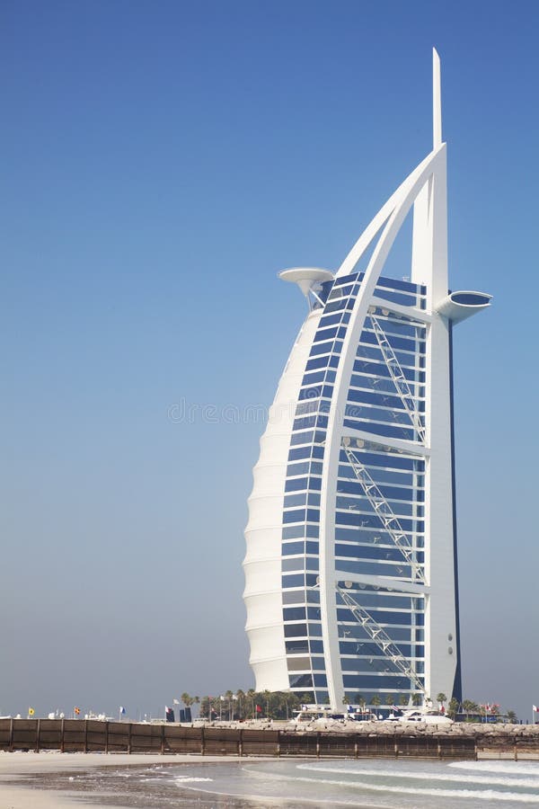 Arabo di Al di Burj, Doubai, UAE immagini stock Arabo di Al di Burj, Doubai, UAE immagini stock