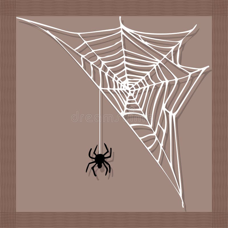Arachnid σκιαγραφιών Ιστού αραχνών διανυσματικό εικονίδιο αποκριών φρίκης κινδύνου εντόμων φύσης σχεδίου φόβου γραφικό επίπεδο τρ