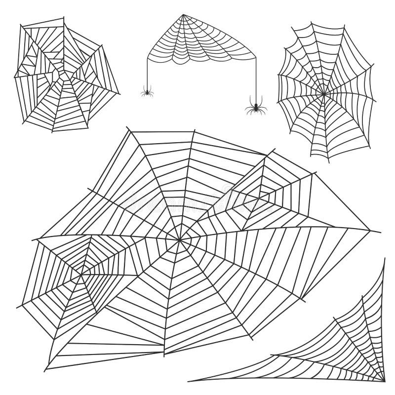 Arachnid σκιαγραφιών Ιστού αραχνών διανυσματικό εικονίδιο φρίκης κινδύνου εντόμων φύσης σχεδίου φόβου γραφικό επίπεδο τρομακτικό