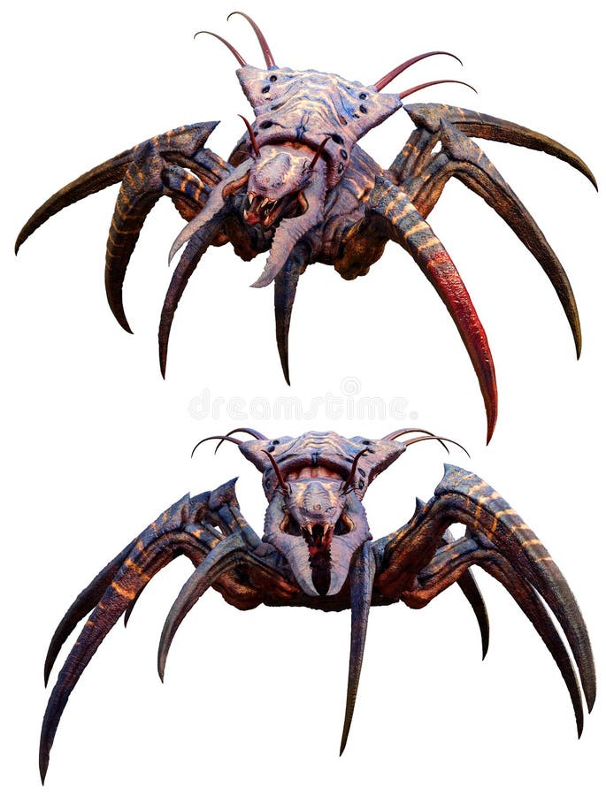 Arachnid τρόμος πλάσμα 3d απεικόνιση