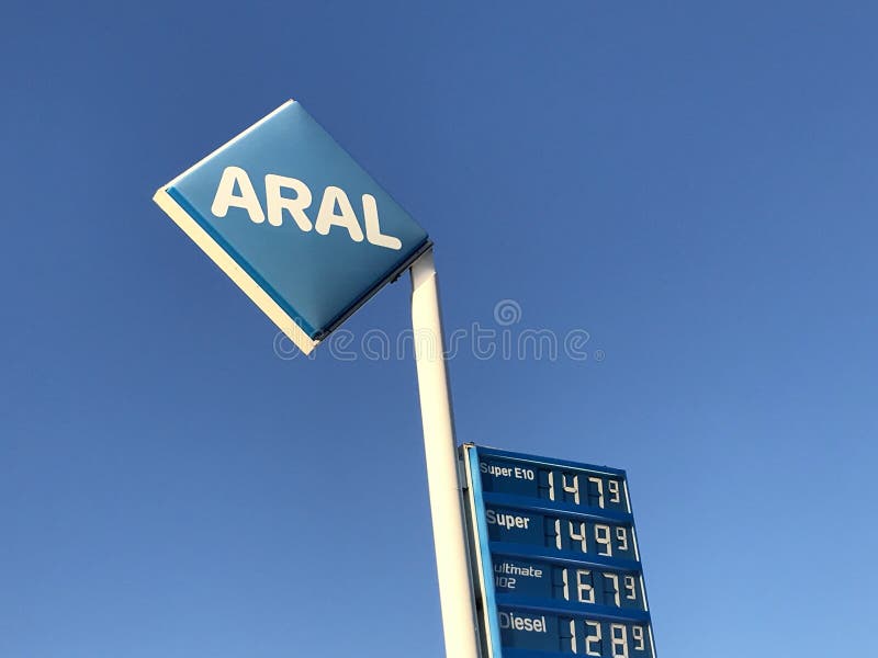Aral Fuel Station Logo Editorial Photography Image Of Sign 146838862