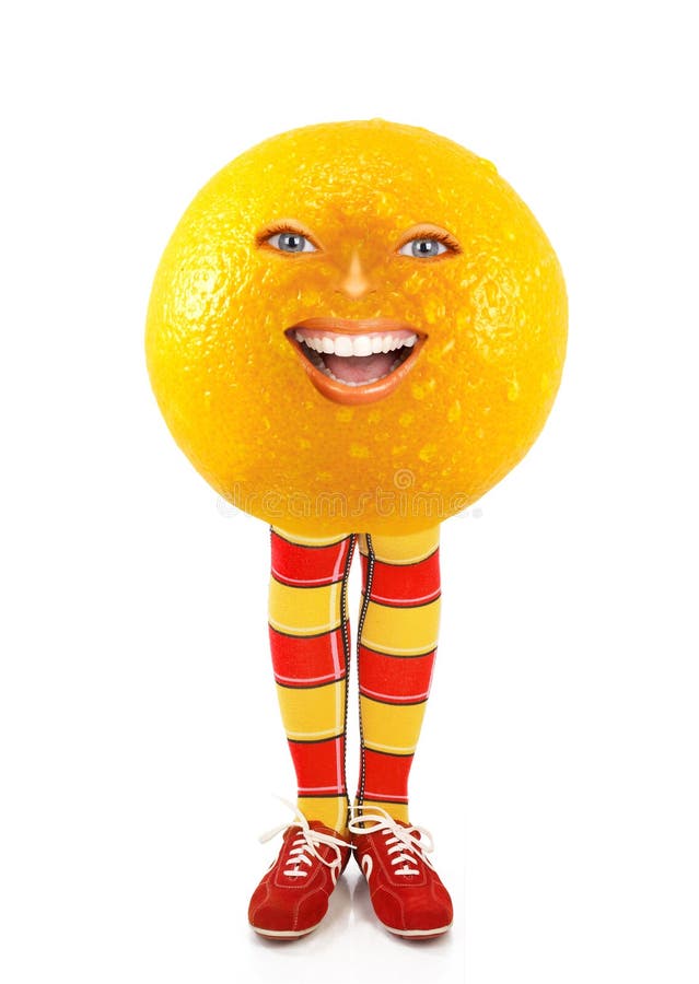 Arancio divertente Arancio divertente