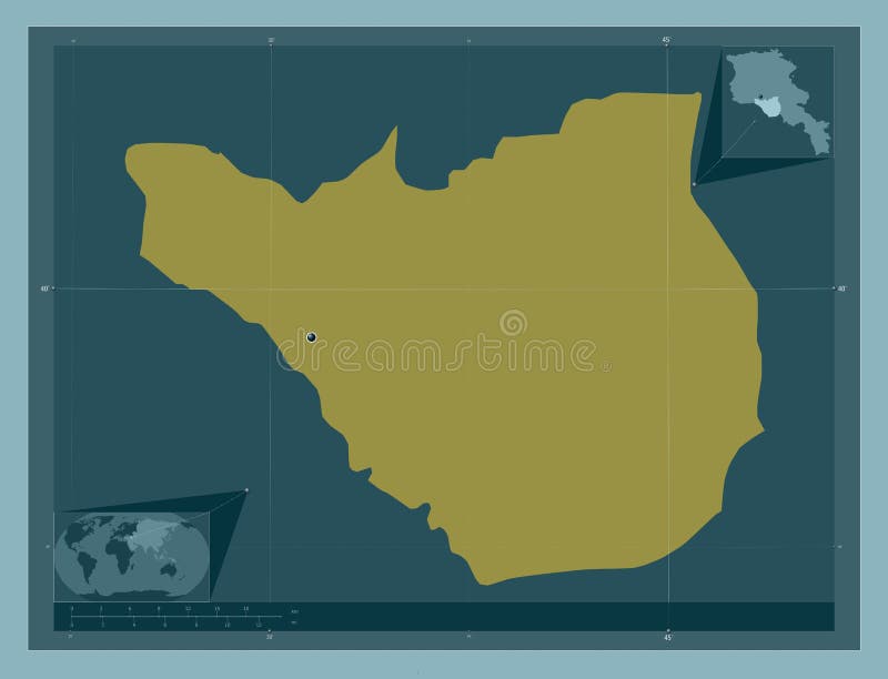 Ararat armenia. stały. kapitał ilustracja wektor