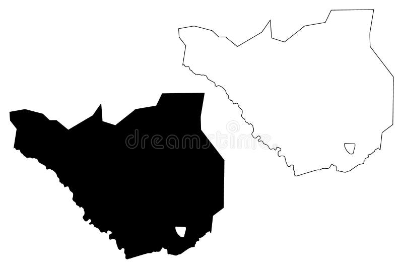 Ararat Province Republic of Armenia, działy administracyjne Armenii, mapa wektorowa ilustracja, szkic bajeczny mapa Ararat ilustracja wektor