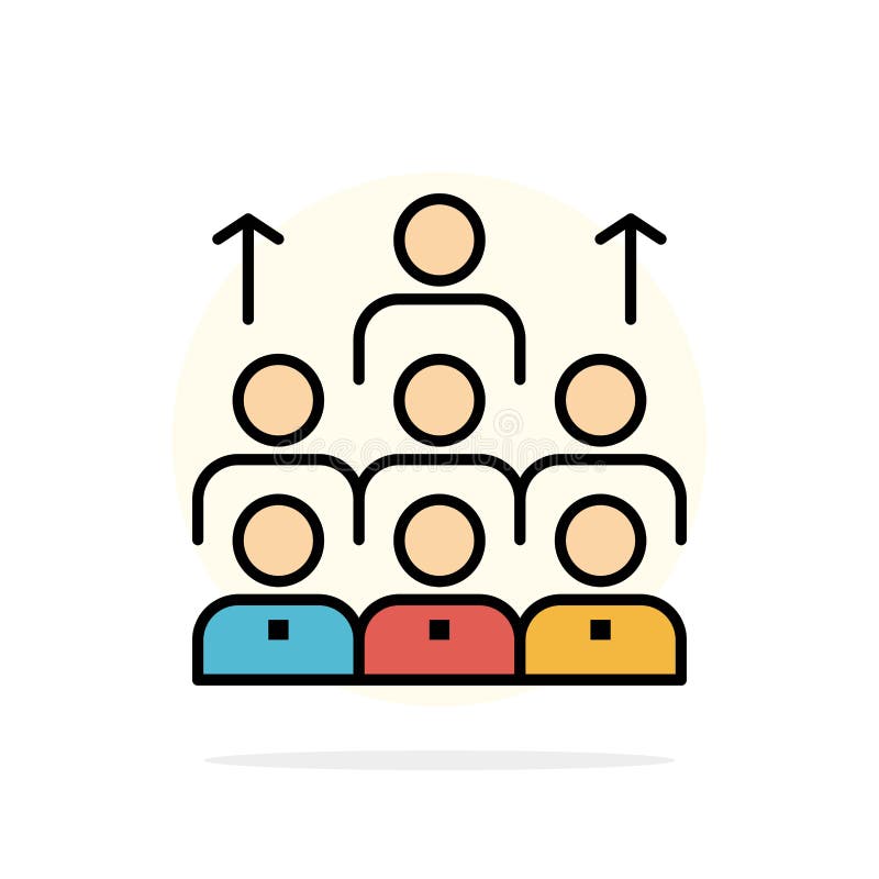 Arbeitskräfte, Geschäft, Mensch, Führung, Management, Organisation, Betriebsmittel, flache Ikone Farbe Teamwork-des abstrakten Kr stock abbildung Arbeitskräfte, Geschäft, Mensch, Führung, Management, Organisation, Betriebsmittel, flache Ikone Farbe Teamwork-des abstrakten Kr stock abbildung