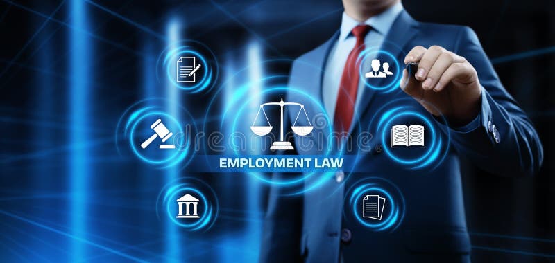 Employment Law Legal Rules Lawyer Business Concept. Employment Law Legal Rules Lawyer Business Concept.