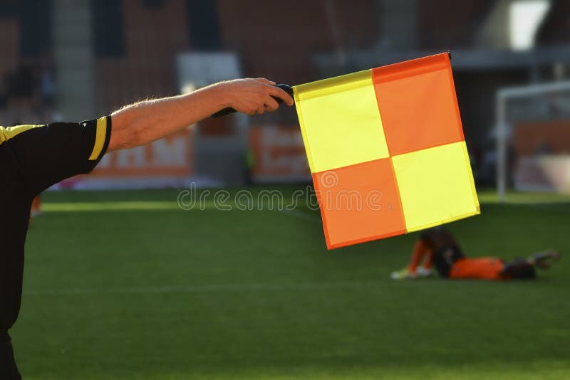 Bandierina Assistente Arbitro Fischiettomania - Antiarrotolamento Con Manico Antiscivolo