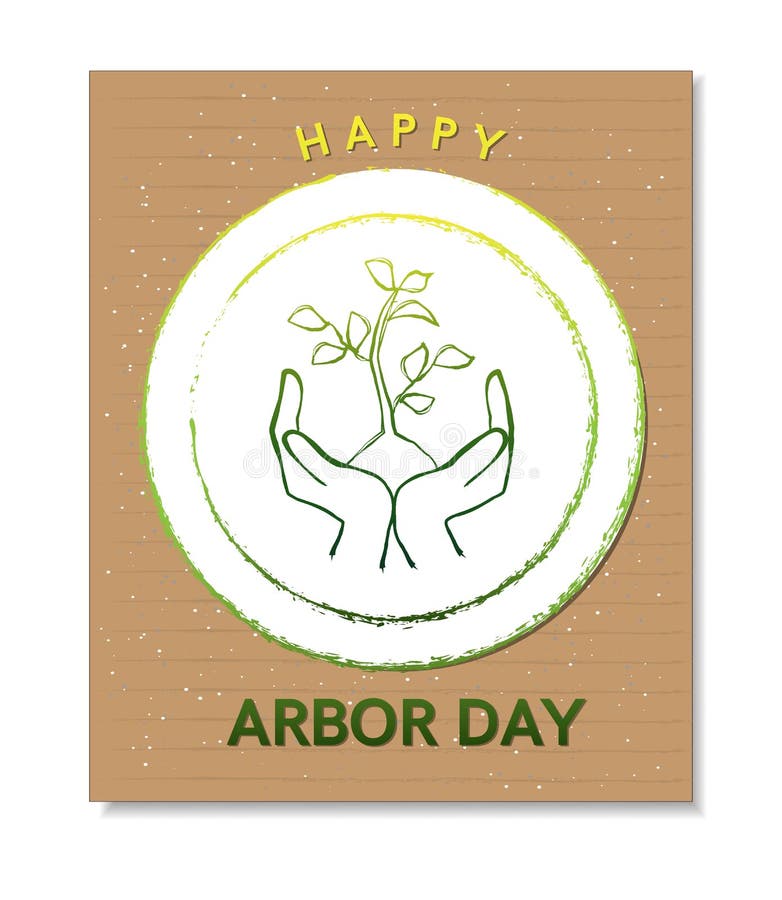 Arbor Day Vector Flat Illustration Tree Forest Stock Illustrations 90