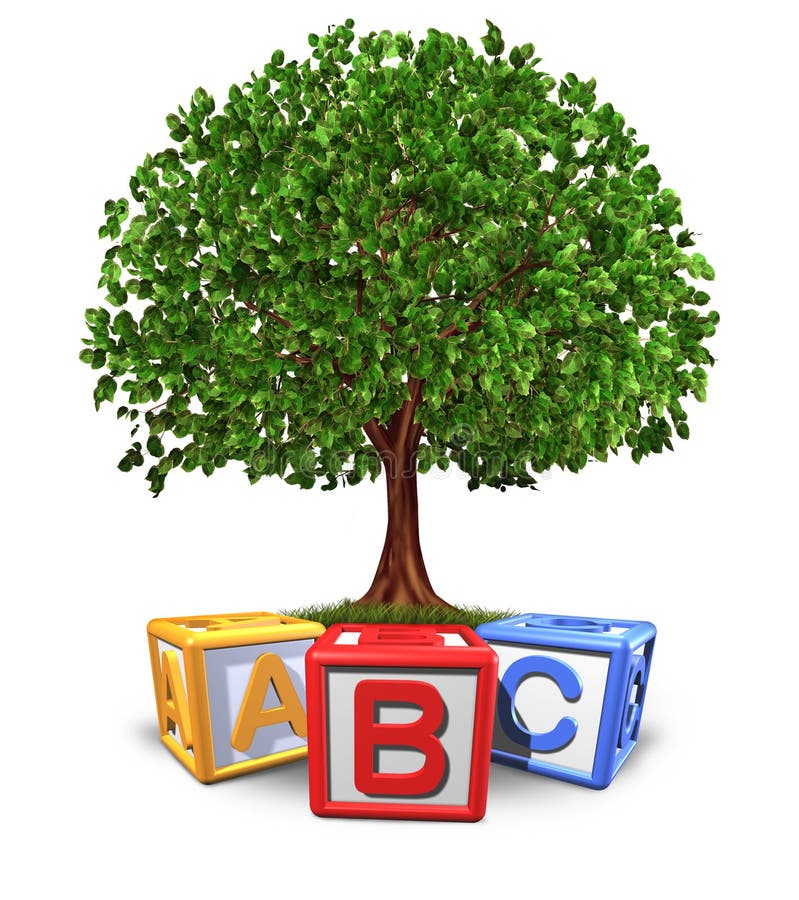 Arbre d'éducation illustration de vecteur Arbre d'éducation illustration de vecteur