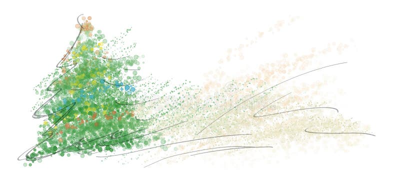 Arbre de Noël illustration libre de droits Arbre de Noël illustration libre de droits
