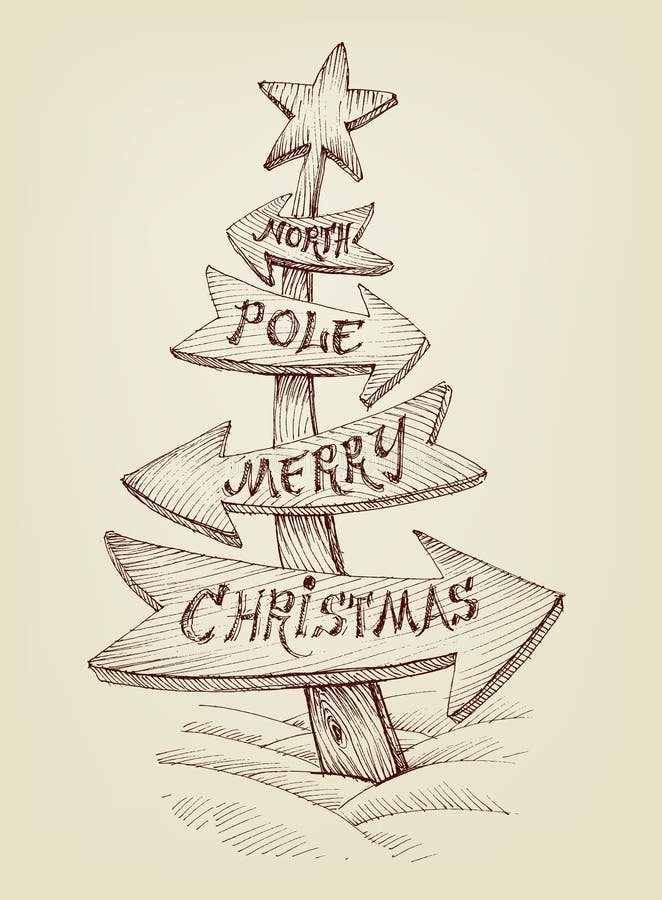 Arbre de Noël créateur illustration libre de droits Arbre de Noël créateur illustration libre de droits