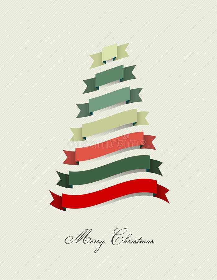 Arbre de Noël stylisé illustration libre de droits Arbre de Noël stylisé illustration libre de droits