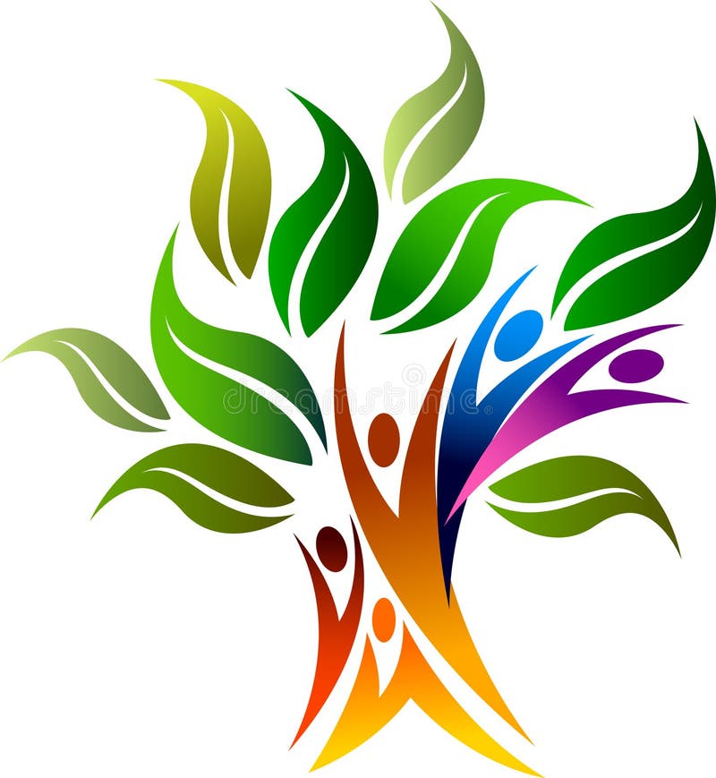 Arbre de personnes illustration libre de droits Arbre de personnes illustration libre de droits