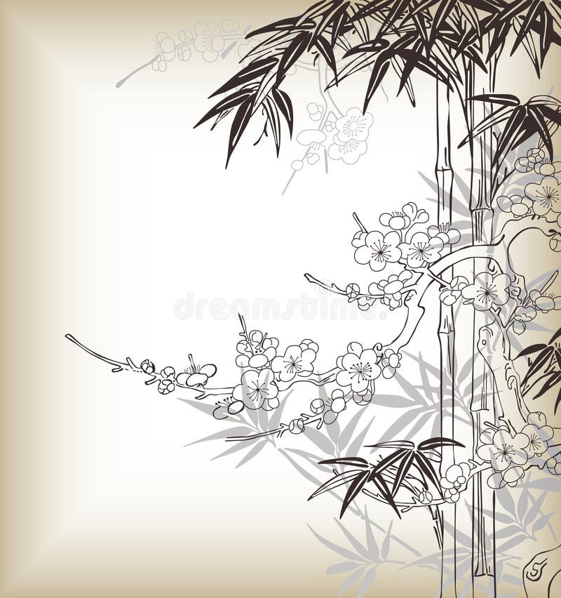 arbre de type japonais illustration libre de droits arbre de type japonais illustration libre de droits