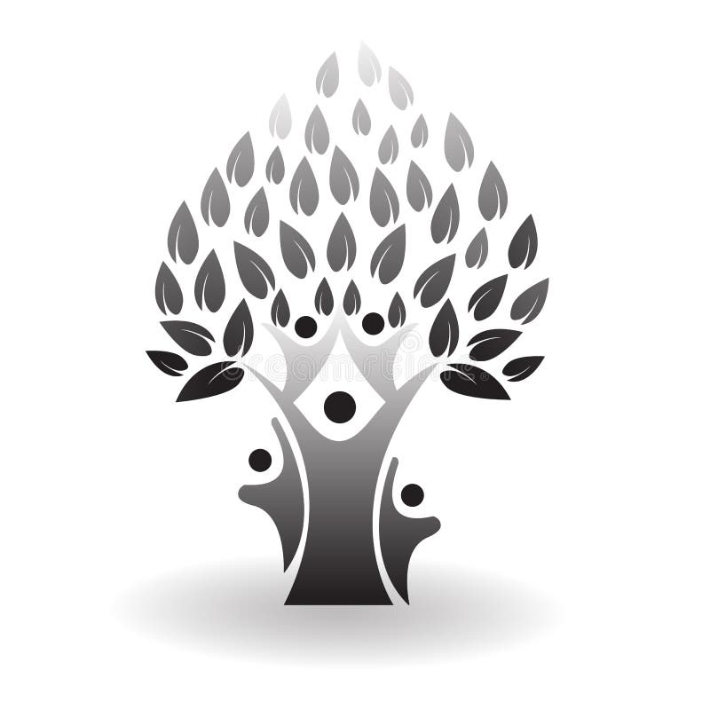 Arbre généalogique illustration libre de droits Arbre généalogique illustration libre de droits