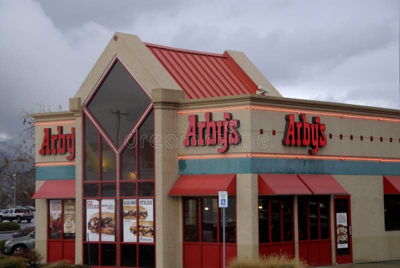 Lewiston . Idaho state. USA _Arby's fast food restuarant in valley todat on friday 19 December 2014. ( Photo by Francis Joseph Dean/Deanpictures). Lewiston . Idaho state. USA _Arby's fast food restuarant in valley todat on friday 19 December 2014. ( Photo by Francis Joseph Dean/Deanpictures)