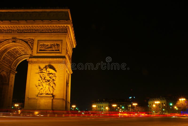 Arc de Triomphe stock image. Image of heritage, history - 154344637