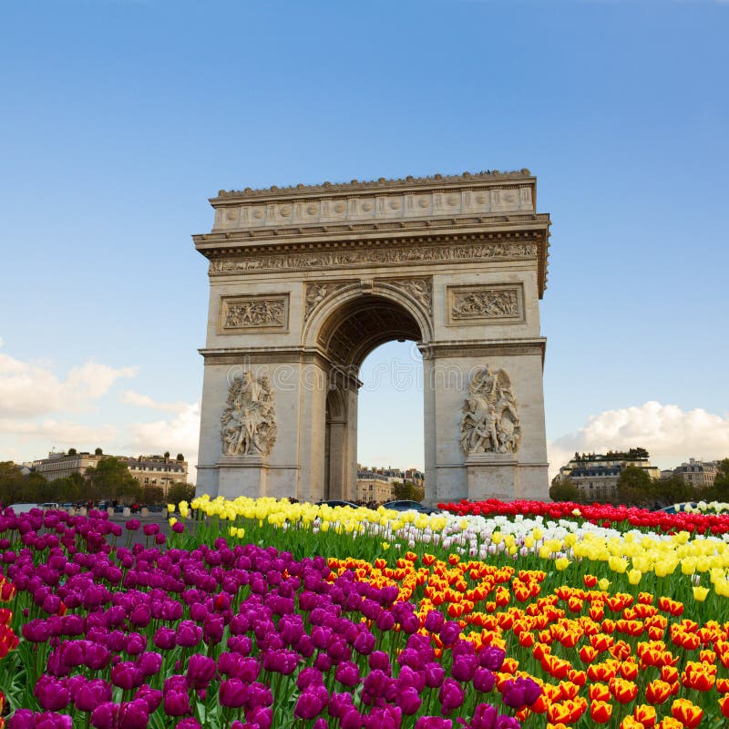 Arc de triomphe, Paris, France royalty free stock photo Arc de triomphe, Paris, France royalty free stock photo