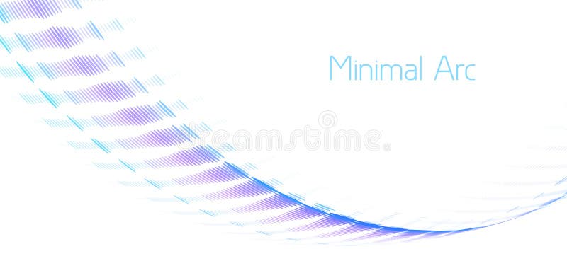 Arc pointillé minimal. Images vectorisées simples illustration libre de droits