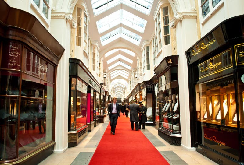 Arcada de Burlington imagem de stock Arcada de Burlington imagem de stock