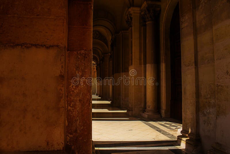 Arcade baroque de style images libres de droits Arcade baroque de style images libres de droits