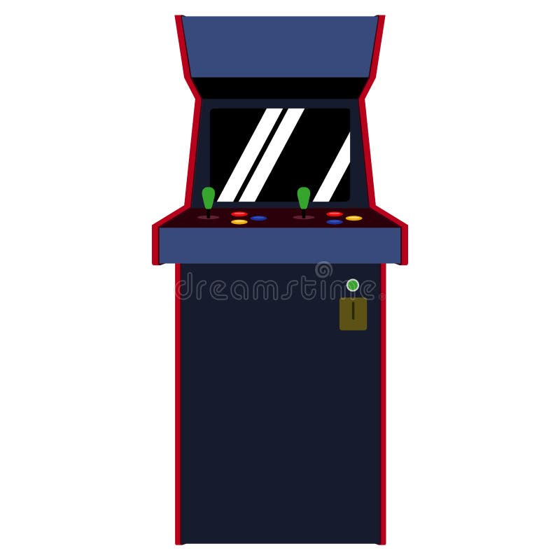 Arcade machine icon stock vector. Illustration of insert 125877815