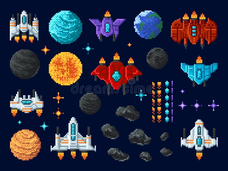 Ufo Pixel Art Stock Illustrations – 538 Ufo Pixel Art Stock Illustrations,  Vectors & Clipart - Dreamstime