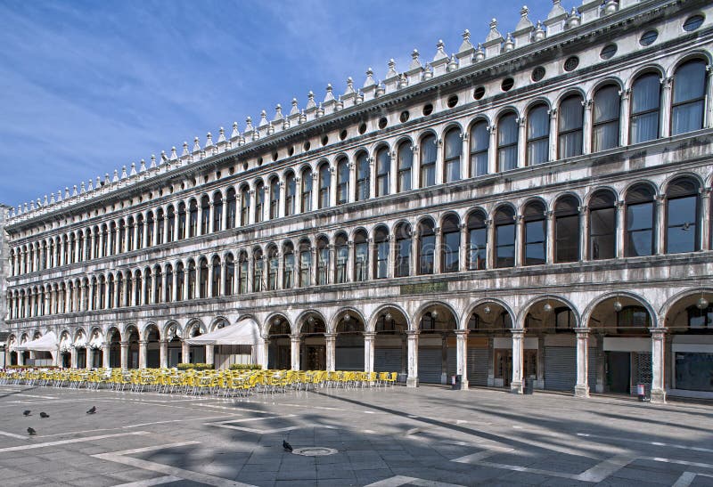 Arcades Of The Piazza Di San Marco, Venezia Stock Photo - Image of ...