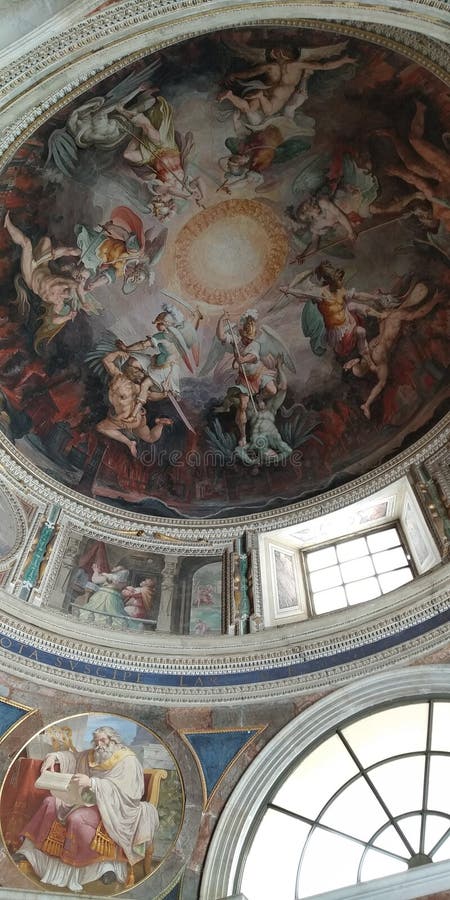 Dome at the Vatican MuseumnSeven Archangels | Vatican Ceiling - The 7 Archangels Photo - Vatican City. Dome at the Vatican MuseumnSeven Archangels | Vatican Ceiling - The 7 Archangels Photo - Vatican City