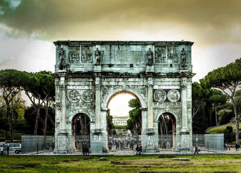 Arch of Constantine in Rome