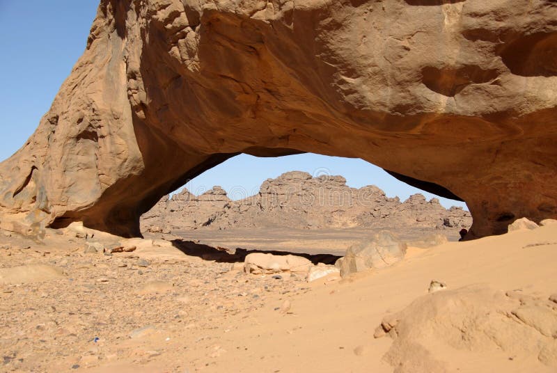 Arch in the desert, Libya