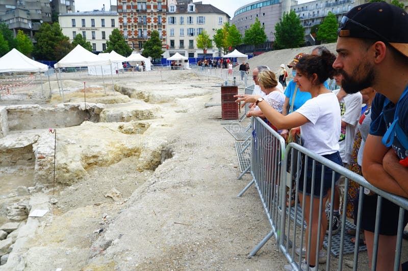 Archaeological excavation in Saint-Denis city, France is a commune in the northern suburbs of Paris, France. It is located 9. 4 km (5. 8 mi) from the centre of Paris. Saint-Denis is the second most populated suburb of Paris. Saint-Denis-France. 18 Juni 2023. King denis stock images, royalty-free photos and pictures