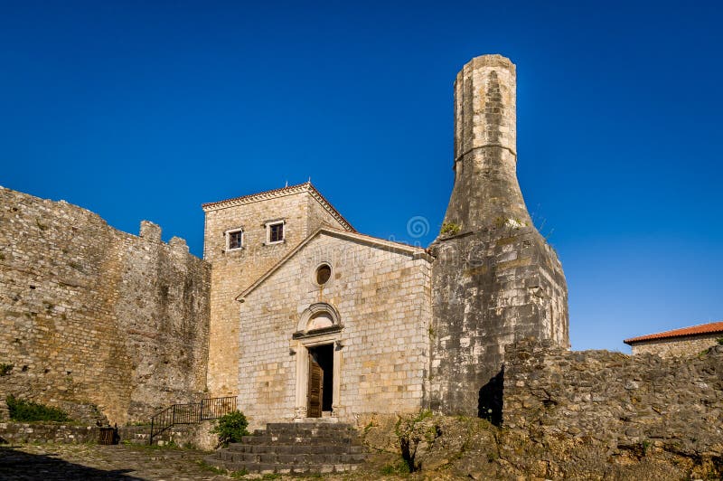 Archaeological museum of Ulcinj old town, Montenegro stock photography Archaeological museum of Ulcinj old town, Montenegro stock photography