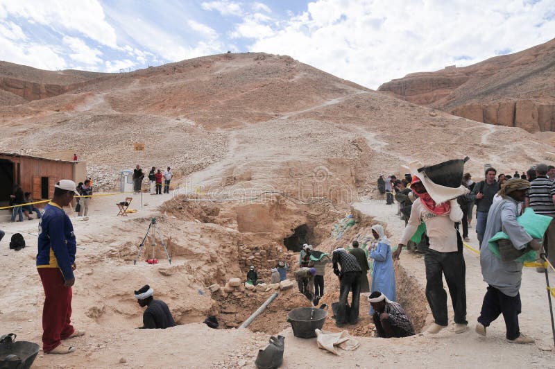 Archeological Dig, Valley of the Kings, Egypt