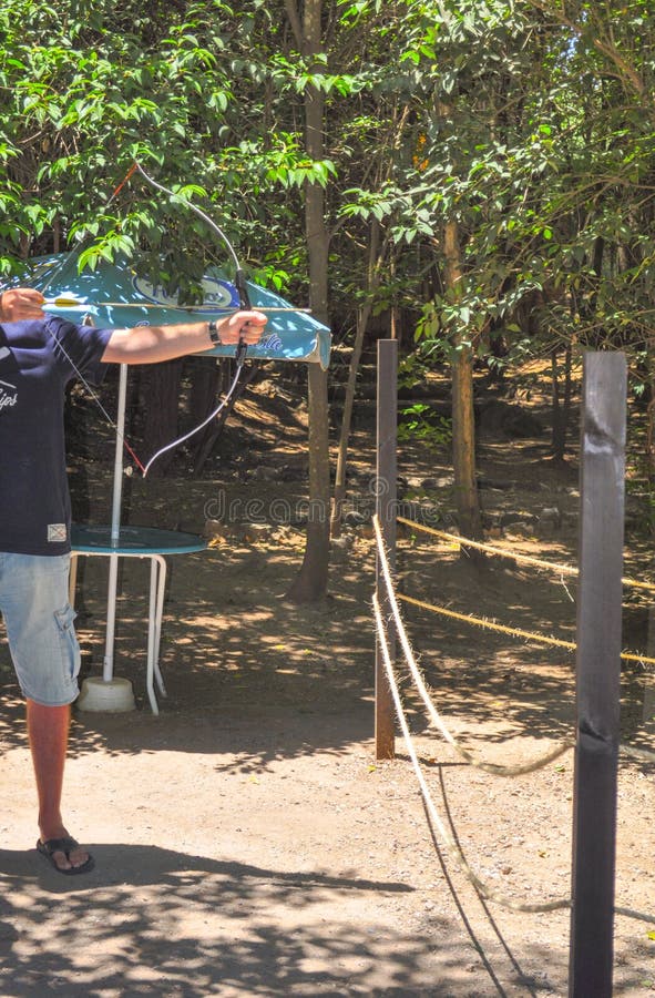 Archer shooting stock image. Image of hero, accuracy 32105993