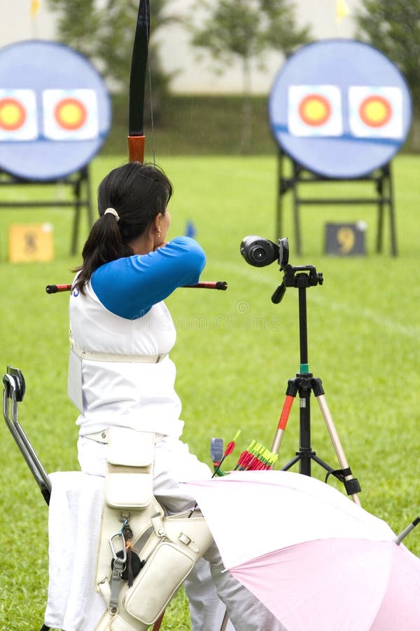 Archery for Disabled Persons Stock Image Image of competitor, contest
