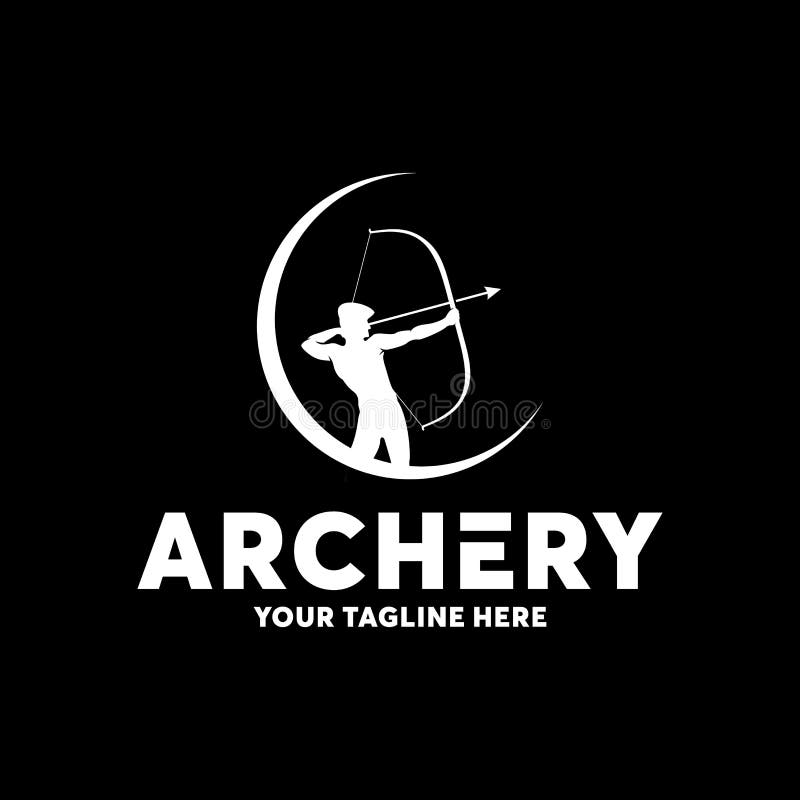 Archery Logo Design Template Stock Vector Illustration of logo