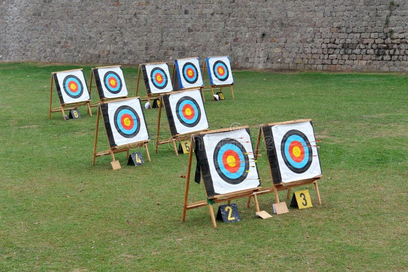 Archery targets stock image. Image of success, target 22904821