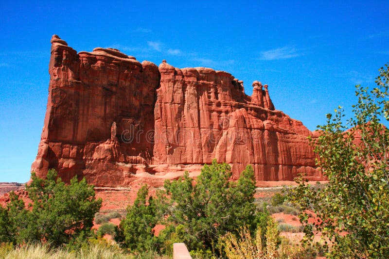 Arches National Park, Utah USA - Tower of Babel, Courthouse Towers