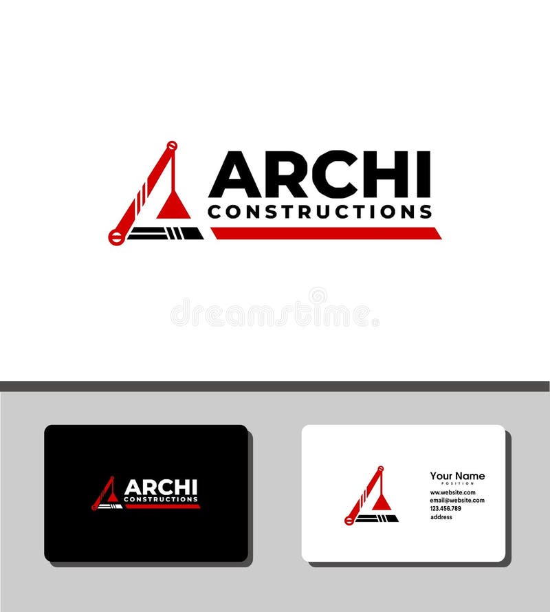 Archi budów logo doskonalić dla budować, budowa, architektura i inżynieria wodno-lądowa temat,