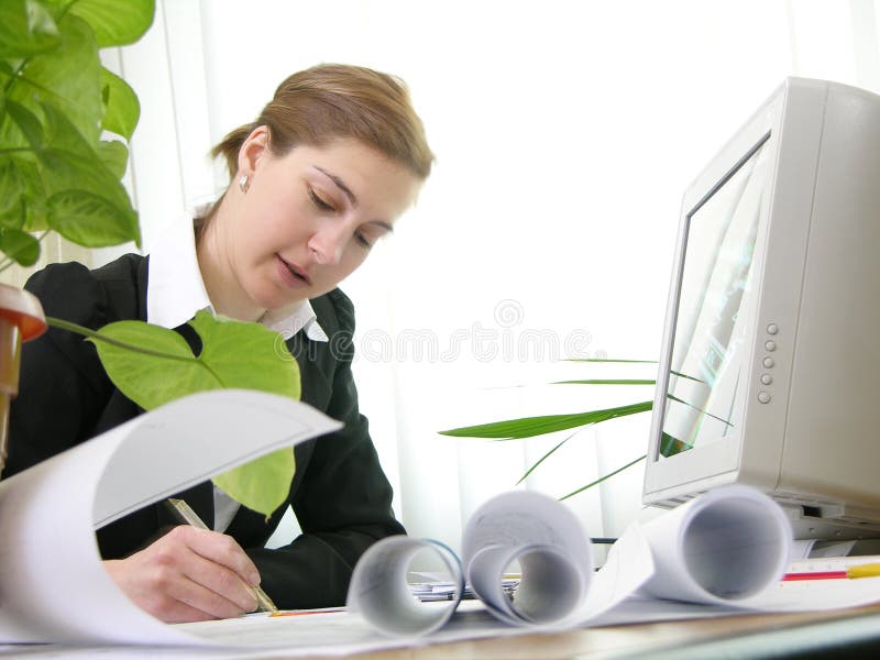 Architect working 3 royalty free stock images