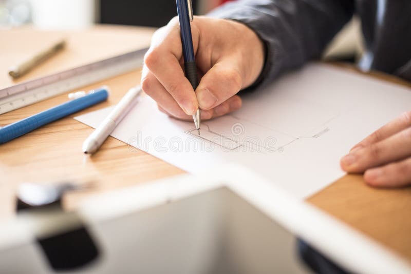 Architect stock image